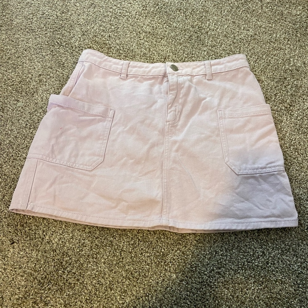 BDG Lilac Jean Skirt